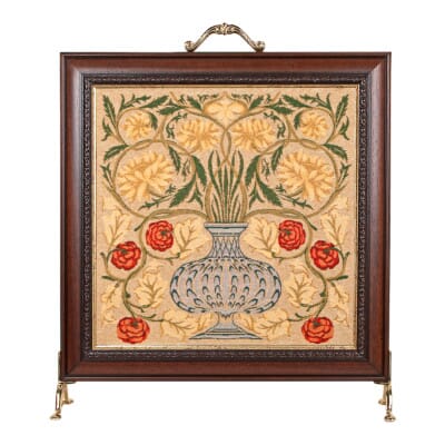 Morris Flowerpot Tapestry Firescreen