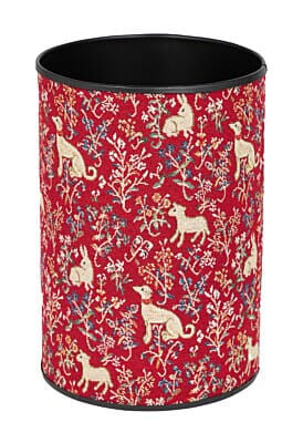 Cluny Animals Tapestry Waste Bin
