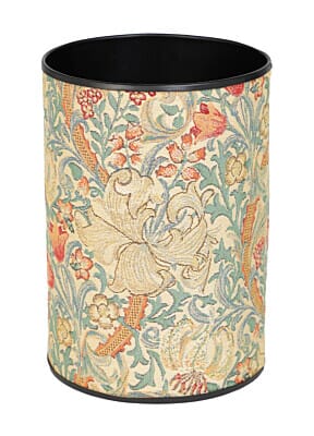 Golden Lily Light Tapestry Waste Bin