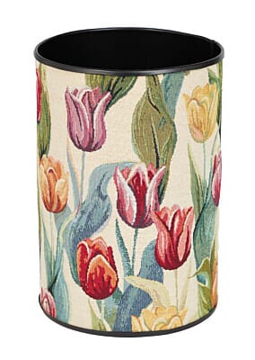 Spring Tulips Tapestry Waste Bin