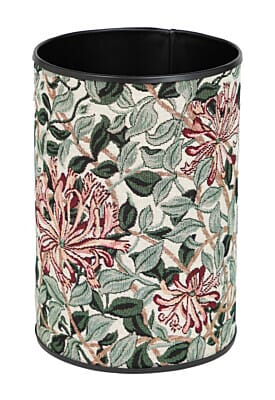 Honeysuckle Green Tapestry Waste Bin