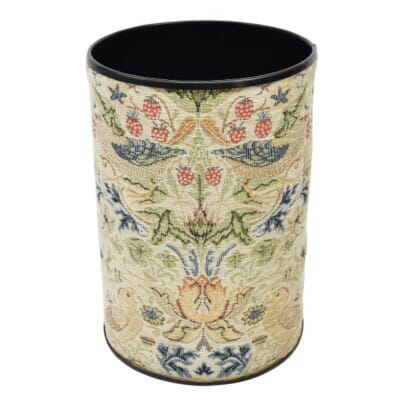 Strawberry Thief Natural Waste Bin