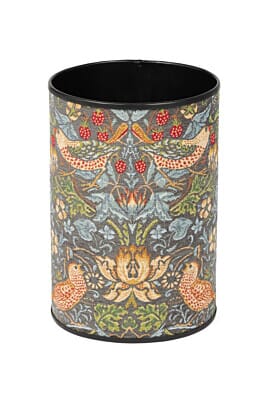 Strawberry Thief Slate Tapestry Waste Bin