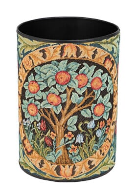 Orange Tree Tapestry Waste Bin
