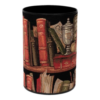 Library Tapestry Waste Bin