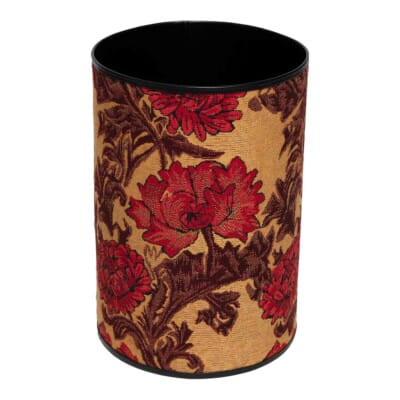 Chrysanthemums Gold Tapestry Waste Bin