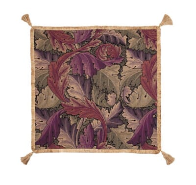 Acanthus Leaves Tapestry Throw - 140 x 140cm (55" x 55")