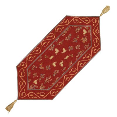 Medieval Rabbits Tapestry Table Runner - 82x35cm (32"x14")