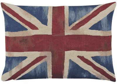 Union Jack - Vintage Tapestry Cushion - 33x46cm (13"x18")