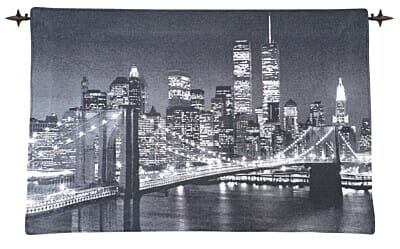 Brooklyn Bridge Loom Woven Tapestry - 60 x 90 cm (2'0" x 2'11") - Requires Rod Size 2 - Last Piece Remaining!
