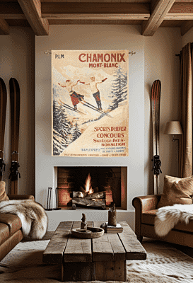 Chamonix Mont-Blanc Tapestry - 195 x 140 cm (6'5" x 4'7") - Requires Rod Size 4 - Last Piece Remaining!