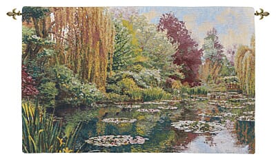 Monet's Garden Loom Woven Tapestry - 60 x 100 cm (1'11" x 3'3") - Requires Rod Size 3