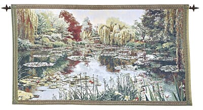 Garden of Monet Loom Woven Tapestry - 82 x 142 cm (2'8" x 4'8") - Requires Rod Size 3