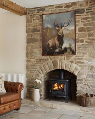 Monarch of the Glen Loom Woven Tapestry - 132 x 106 cm (4'4" x 3'6") - Requires Rod Size 3