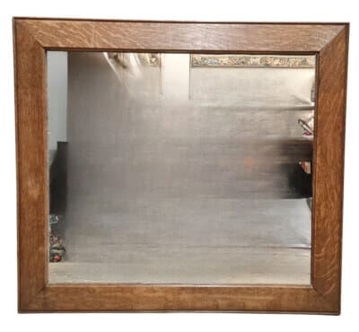 Oak Mirror - H.68 x W.76 cm (H.27" x W.30") - Last Piece Remaining!