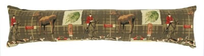 Hunting - Brown Tartan Draught Excluder