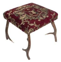 Stag Stool Regal Stag Red Antler Stool