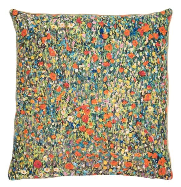 Klimt Poppyfield Tapestry Cushion - 46x46cm (18
