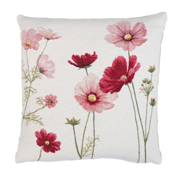Summer Cosmos I Tapestry Cushion - 46 x 46cm