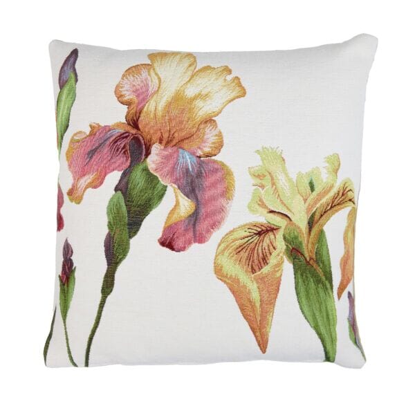 Summer Iris Tapestry Cushion - 46 x 46cm