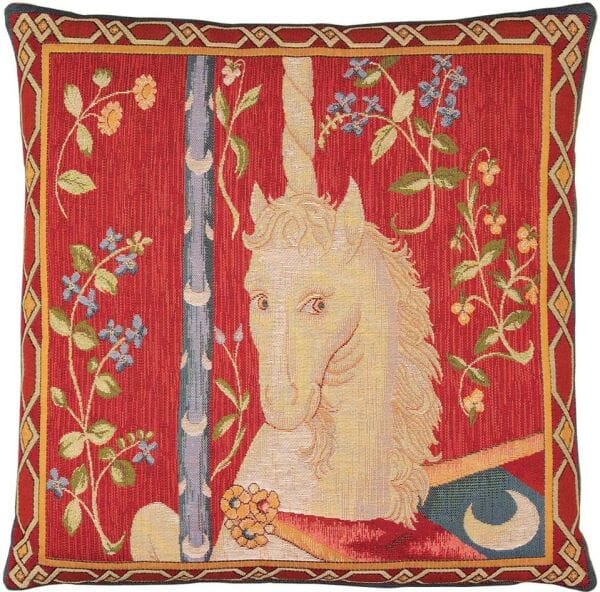 Unicorn-Le Gout Tapestry Cushion - 46x46cm (18