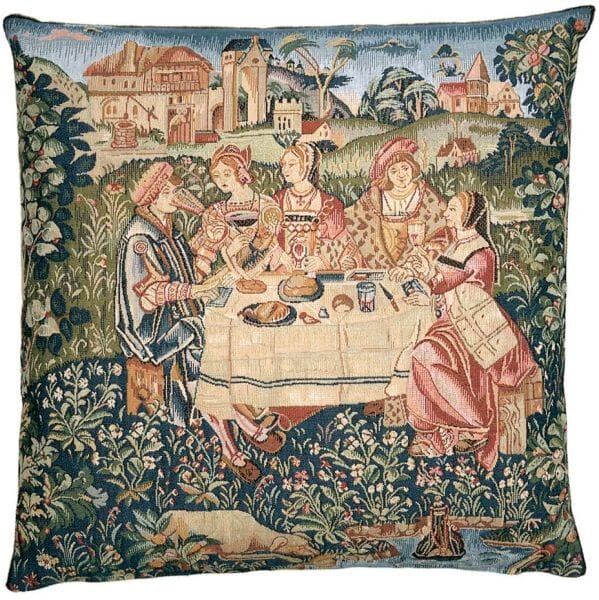 Country Banquet Tapestry Cushion - 46x46cm (18