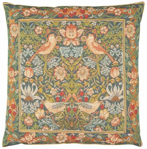 Strawberry Thief Tapestry Cushion - 46x46cm (18
