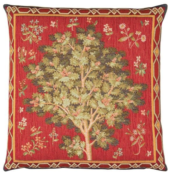 Oak Tree Tapestry Cushion - 46x46cm (18