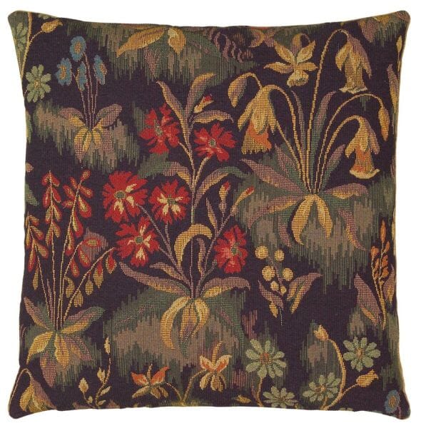 Medieval Flowers Tapestry Cushion - 46x46cm (18