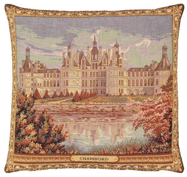 Chateau Chambord Tapestry Cushion - 46x46cm (18