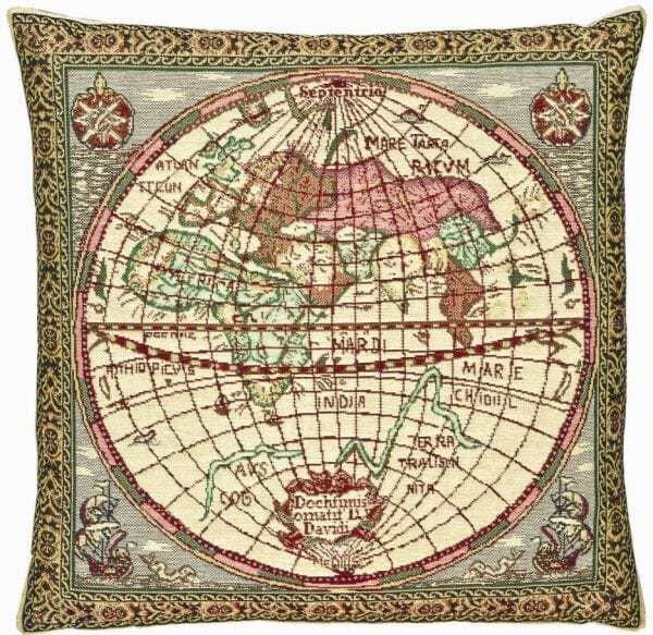 Old World Tapestry Cushion - 46x46cm (18