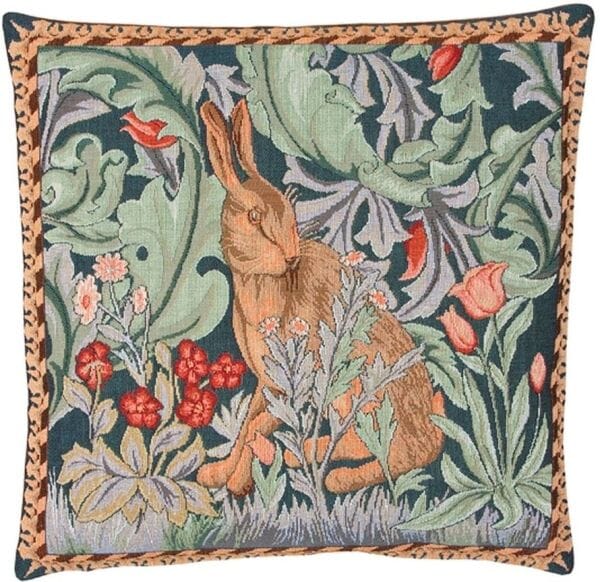 Morris Hare Right Tapestry Cushion - 46x46cm (18