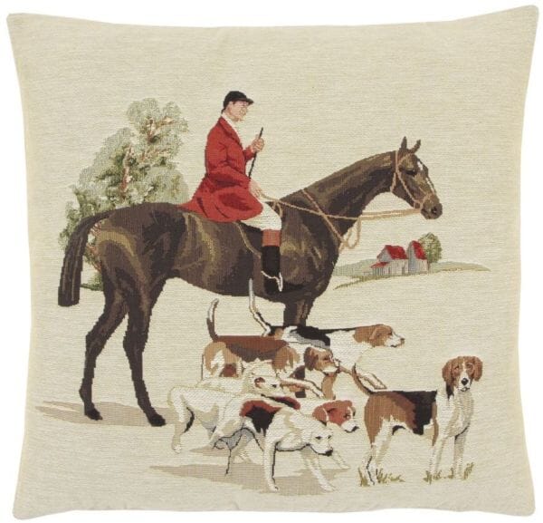 Hunting II Tapestry Cushion - 46x46cm (18