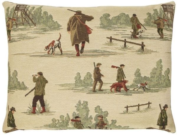 The Country Shoot Cushion with Feather Filler - 33x46cm (13