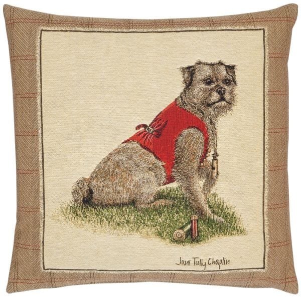 Rt. Hon Thomas Terrier Tapestry Cushion - 46x46cm (18