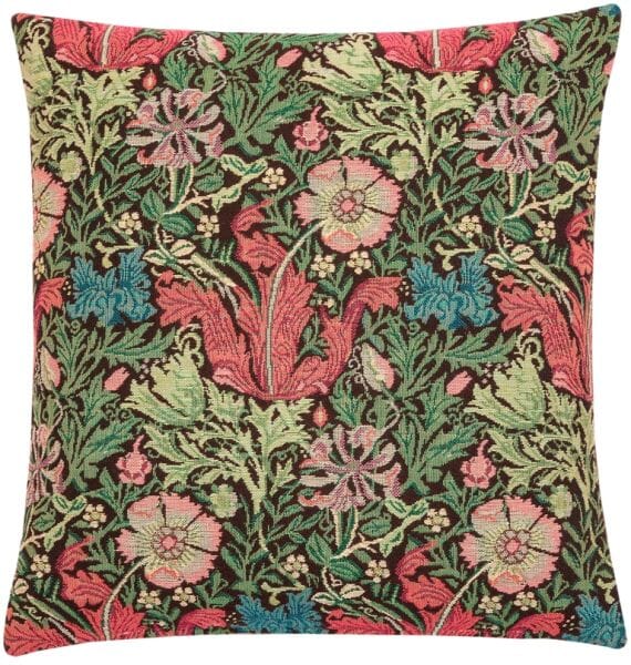 Morris Tulips Tapestry Cushion - 46x46cm (18