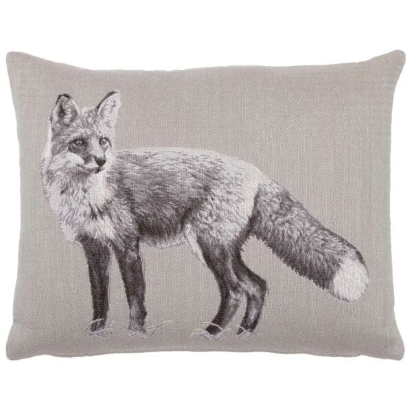 Fox Country Linen Tapestry Cushion - 33x46cm (13