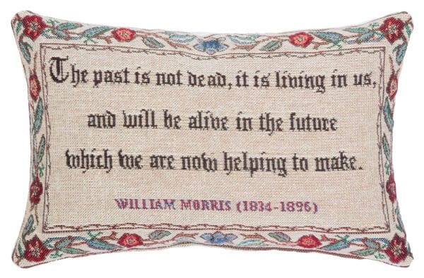 The past is not dead Fibre Filled Tapestry Cushion - 20x32cm (8