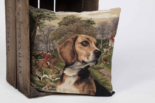 Beagle Tapestry Cushion - 46x46cm (18