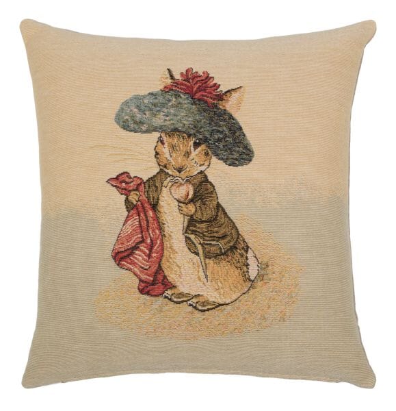 Benjamin Bunny Tapestry Cushion - 46x46cm (18