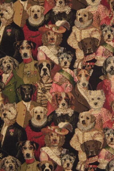 Dogs Party Tapestry Fabric