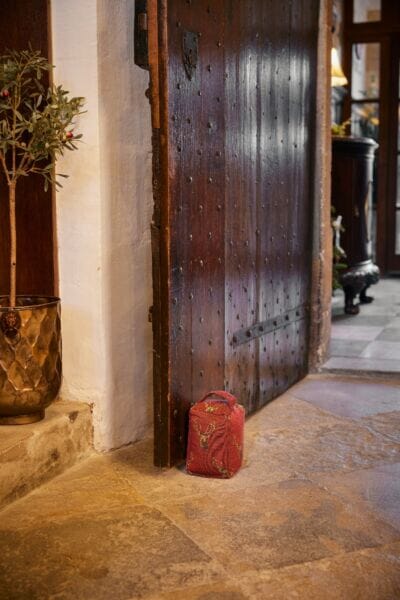 Highland Claret Tapestry Doorstop