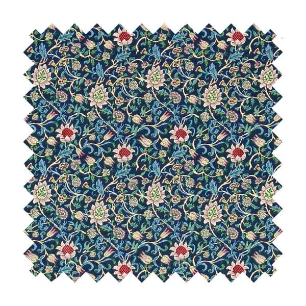 Evenlode Flowers - Blue Tapestry Fabric