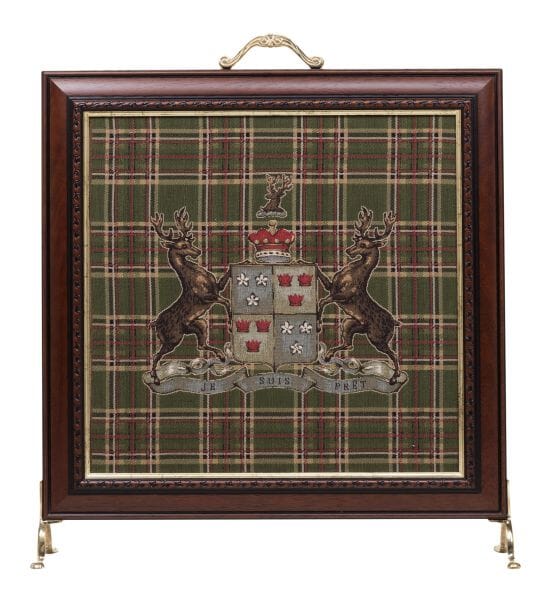 Highland Heritage Green Tapestry Firescreen