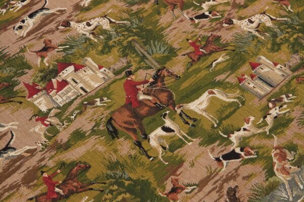 Horses & Hounds Tapestry Fabric