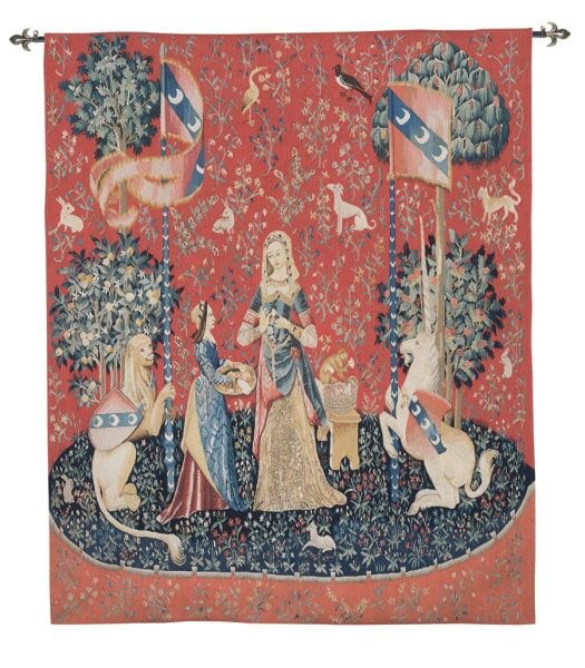 L'Odorat (The Sense of Smell) Tapestry - 183 x 146 cm (6'0