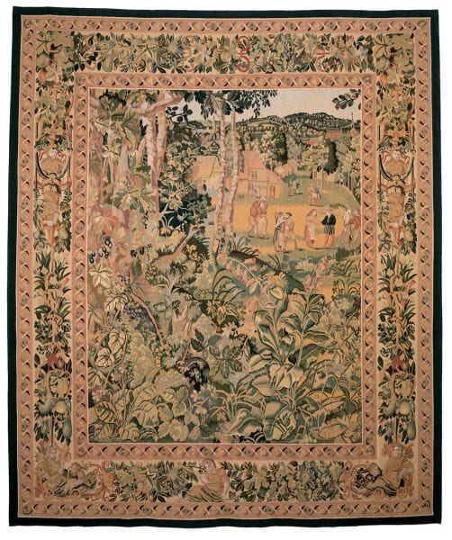 Le Manoir Renaissance Handwoven Tapestry - 215 x 180 cm (7'11