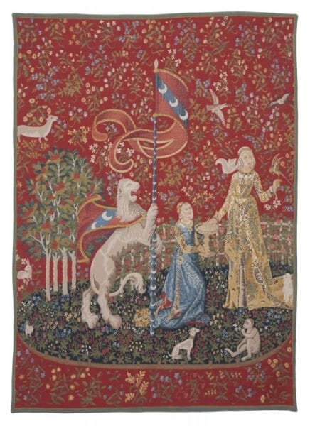 Dame a la Licorne - Le Gout Tapestry - 140 x 100 cm (4'7