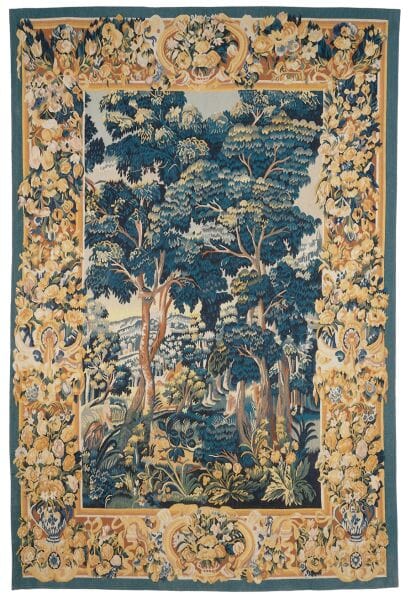 Verdure de Bruges Handwoven Tapestry - 244 x 163 cm (7'11