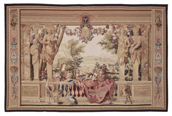 Statuesque Hunt Handwoven Tapestry - 196 x 300 cm (6'4